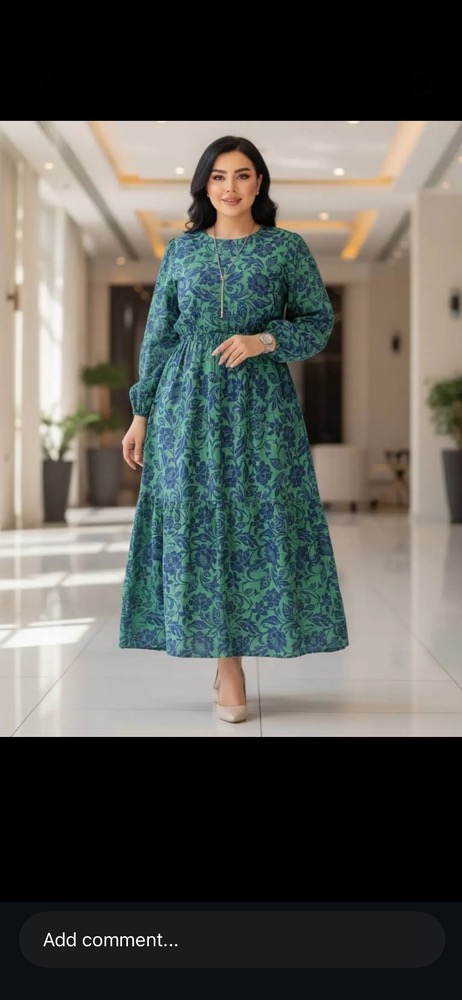 پیراهن بوگاتی مجلسی گلی